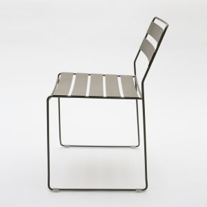Židle Portofino, šedohnědá - půjčovna nábytku
