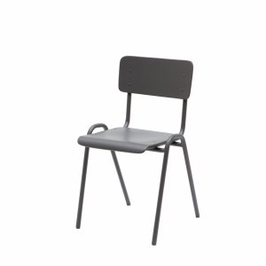 Židle školní tmavě šedá - Židle - půjčovna nábytku