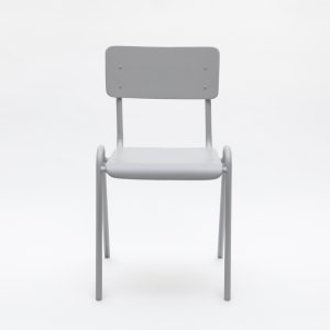 Židle školní světle šedá - půjčovna nábytku