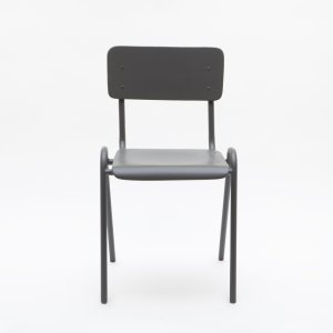 Židle školní tmavě šedá - půjčovna nábytku