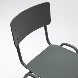 Židle školní zelená - půjčovna nábytku